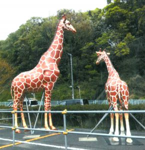 キリンの模型・動物の展示模型・オブジェ・アミューズメント・模型製作