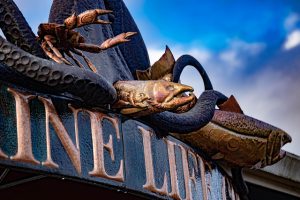 魚の立体看板製作・3D広告・立体広告・3D看板・オブジェ・テーマパーク・店舗装飾・建築装飾・外観