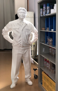 発泡スチロールの人物模型・等身大フィギュア